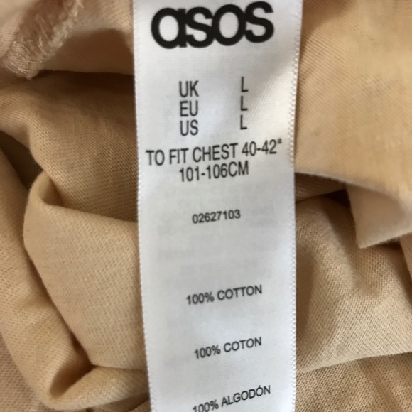 ASOS Razor Back Tank Top Large Pocket - Picture 6 of 6